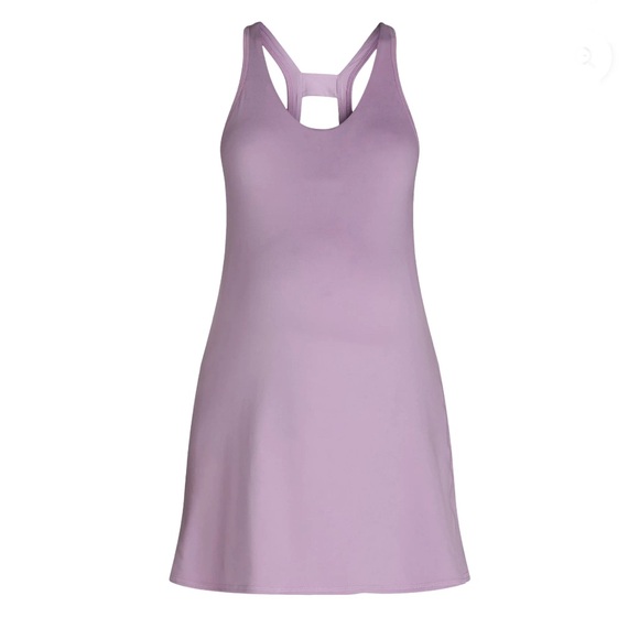 Time and Tru Lilac Active Maternity Dress Size M 8-10 Casual Comfy Stretch - Picture 1 of 11